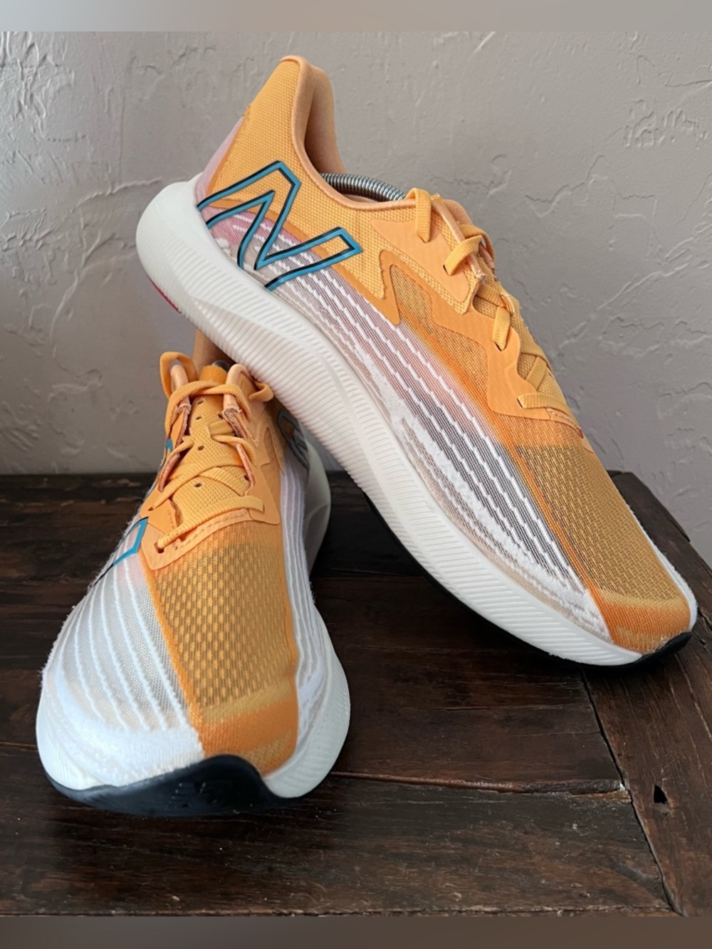 NEW BALANCE FuelCell Rebel V2 MFCXLG2 White Habanero Orange SNEAKERS Men's US-13
